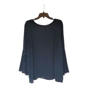 🎃Vince Camuto Black Flowy Blouse Size 2X
